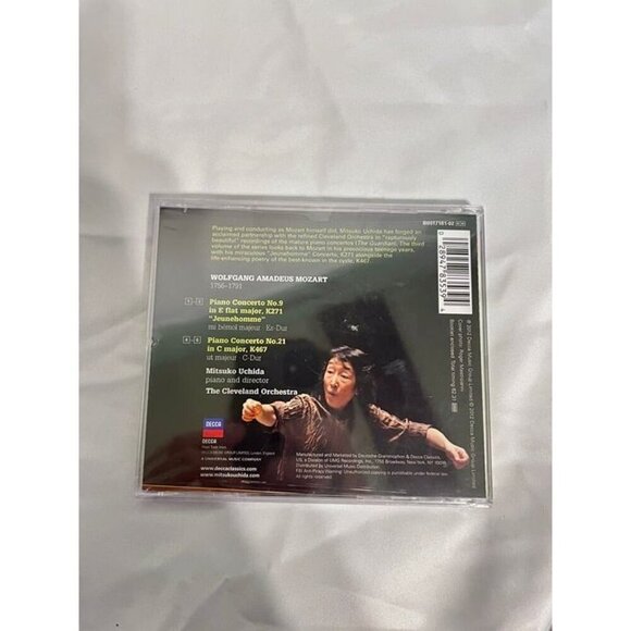 Mitsuko Uchida Mozart Piano CD Concertos No 9, K271  & No. 21 K467 Sealed NEW - Picture 2 of 3
